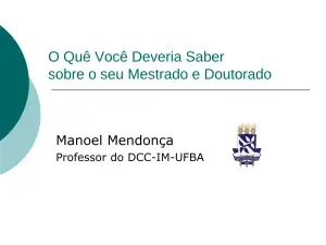 Orientação em Mestrado e Doutorado