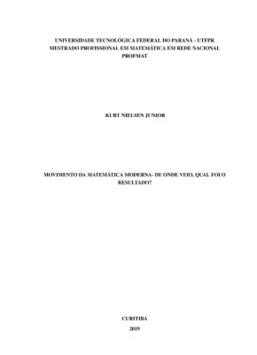 Matemática Moderna: Origens e Impacto