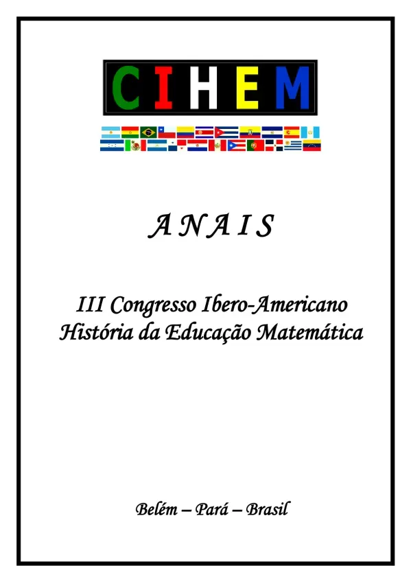 Anais III CIHEM