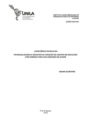 Consciência Masculina: Grupos de Reflexão