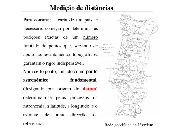 Medição de distâncias