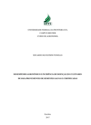 Soja: Sementes e Desempenho Agronômico