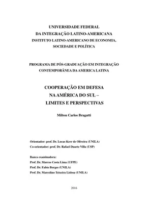 Cooperação em Defesa na América do Sul