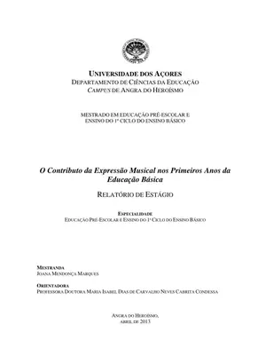 Expressão Musical na Educação Básica