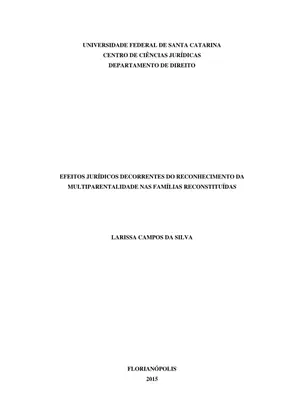 Multiparentalidade: Família Reconstituída
