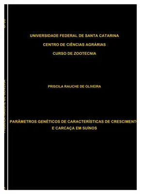 Genética de Suínos: Crescimento e Carcaça
