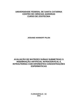 Insseminação Artificial em Suínos