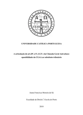 Cláusula Geral Anti-Abuso Tributário