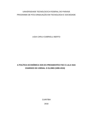 Charges, FHC e Lula: Política Econômica