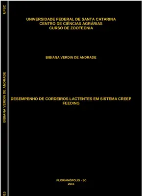 Desempenho de Cordeiros em Creep Feeding