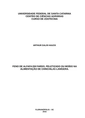 Alfafa em Chinchilas: Formas e Nutrição
