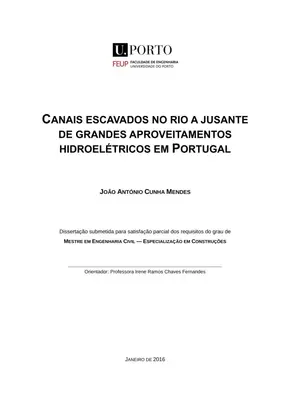 Canais Escavados: Impacto em Hidroelétricas