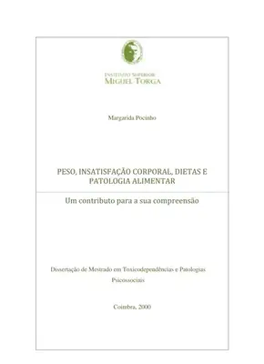 Distúrbios Alimentares: Peso e Insatisfação Corporal