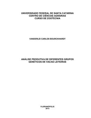 Produtividade de Vacas Leiteiras