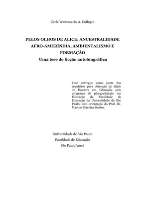 Ancestralidade Afro-Ameríndia: Uma Tese