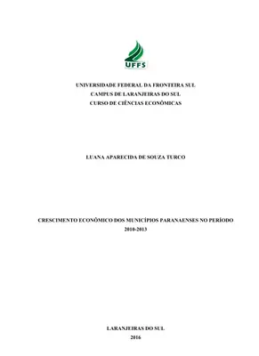 Crescimento Econômico Paranaense (2010-2013)