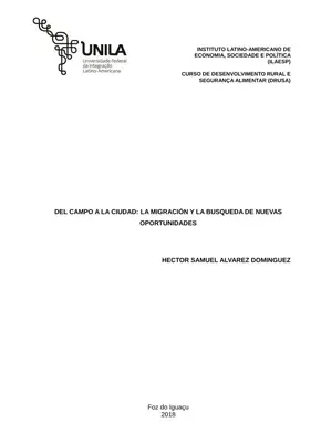 Migração Rural: Novas Oportunidades
