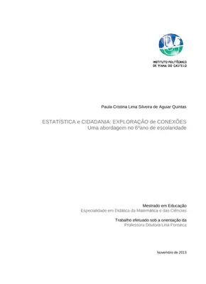 Letramento Estatístico e Cidadania