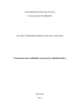 Nulidades em Processos Administrativos