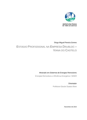 Estágio em Energias Renováveis
